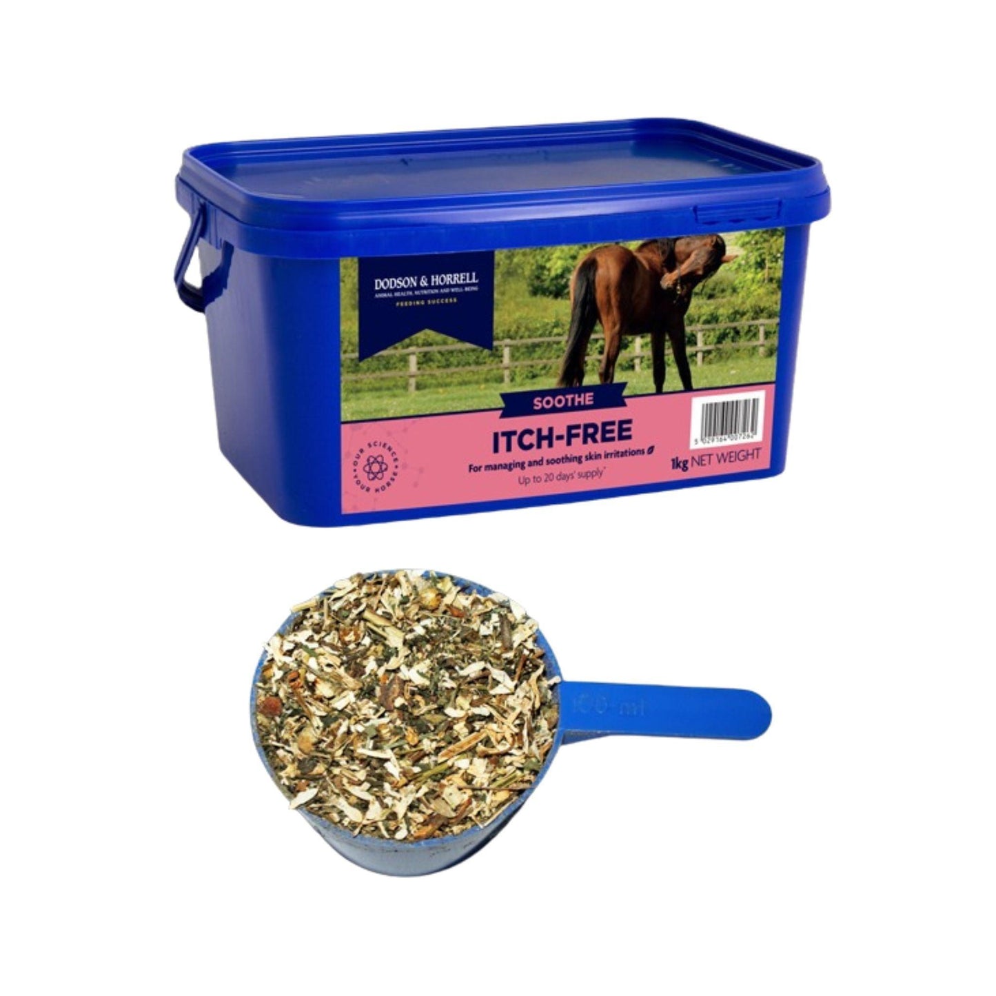DODSON & HORRELL ITCH FREE דודסון והורל נגד גרדת תוסף תזונה לסוסים 1 ק”ג