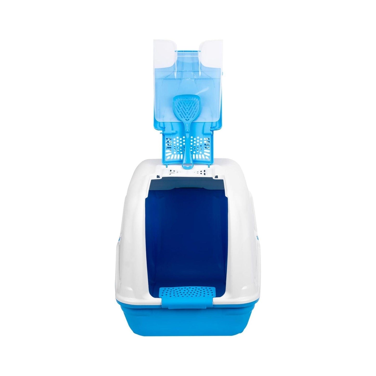 Neta Maxi שירותים סגורים לחתולים צבע כחול נטע מקסי