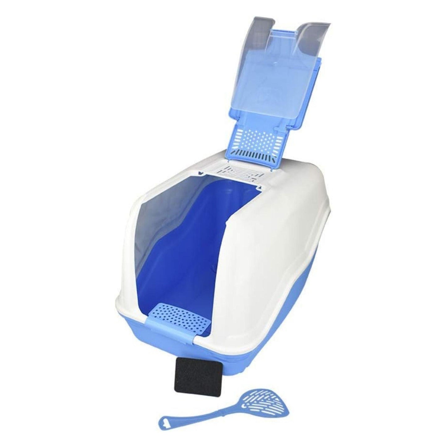 Neta Maxi שירותים סגורים לחתולים צבע כחול נטע מקסי