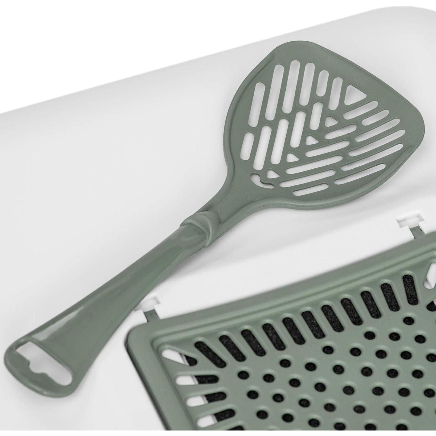 Neta Maxi שירותים סגורים לחתולים צבע אפור נטע מקסי