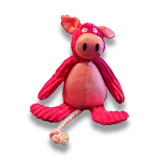 DOBOPET בובה בינונית עם חבל בזנב לכלב דובופט