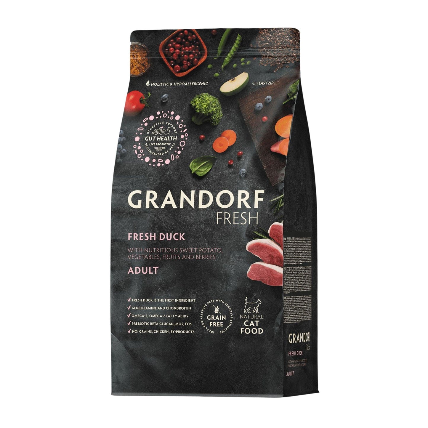 GRANDORF Fresh Duck Grandorf Fresh Duck for Adult Cats Hypoallergenic 2 kg