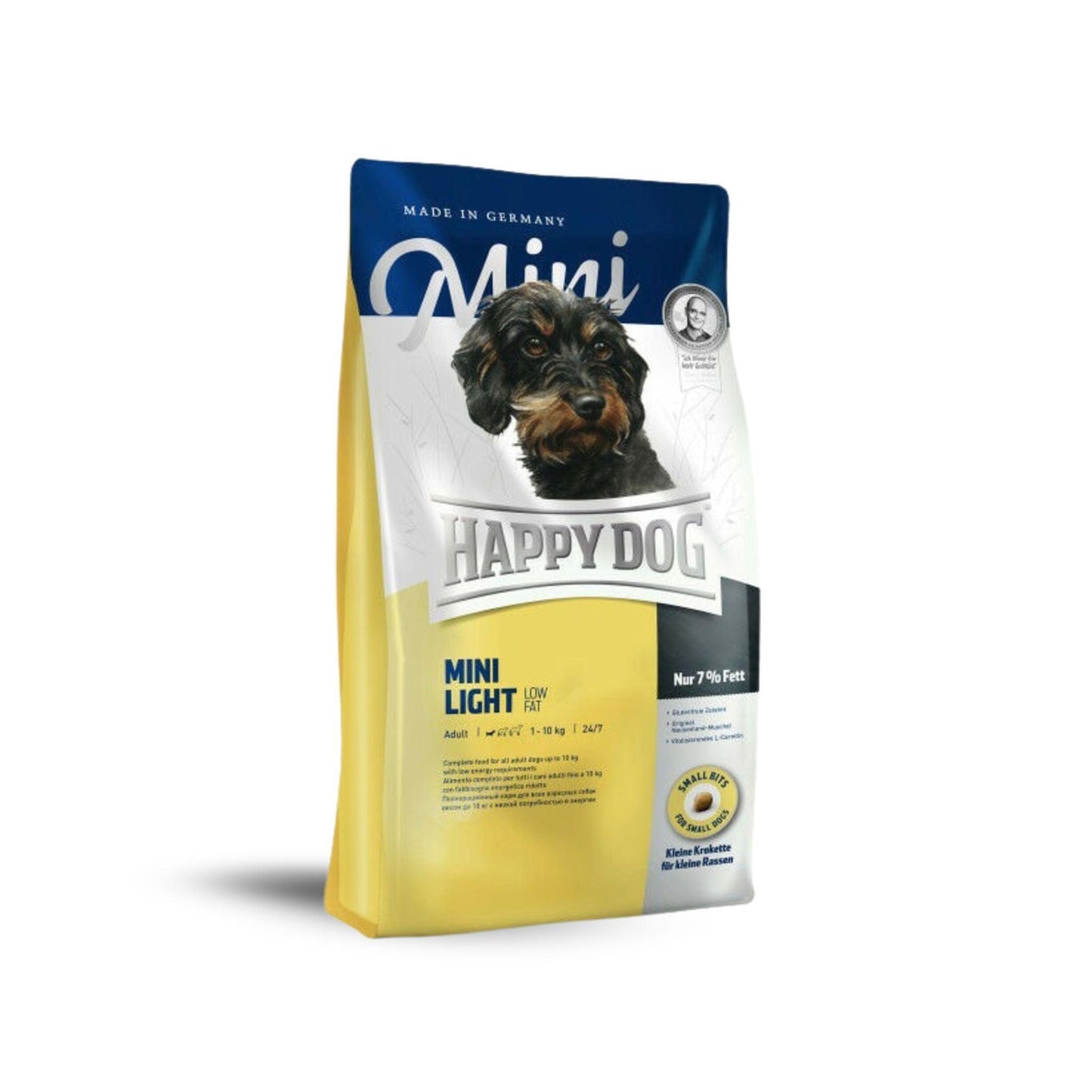 Happy Dog - הפי דוג מזון יבש לכלב מגזע קטן מיני לייט 4 ק"ג