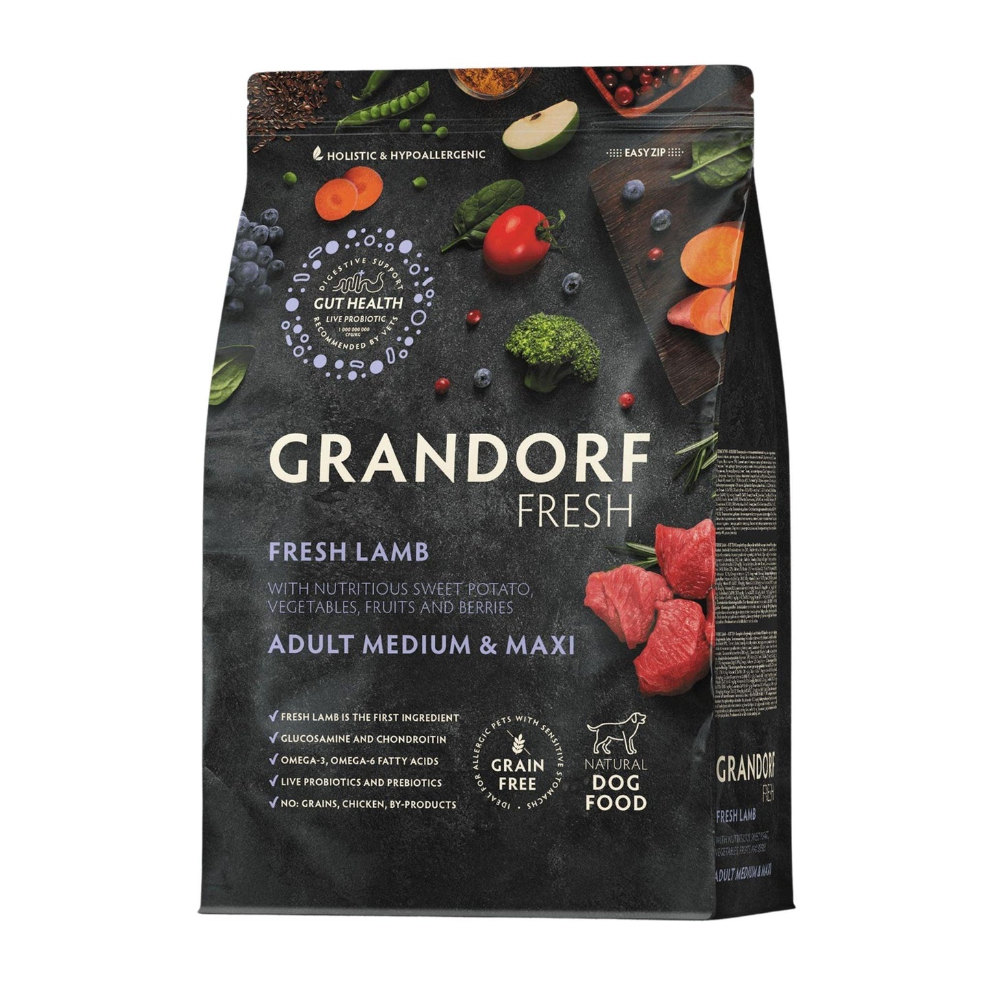 GRANDORF Fresh Lamb Grandorf Fresh Lamb for adult medium and large breed dogs, hypoallergenic, 10 kg
