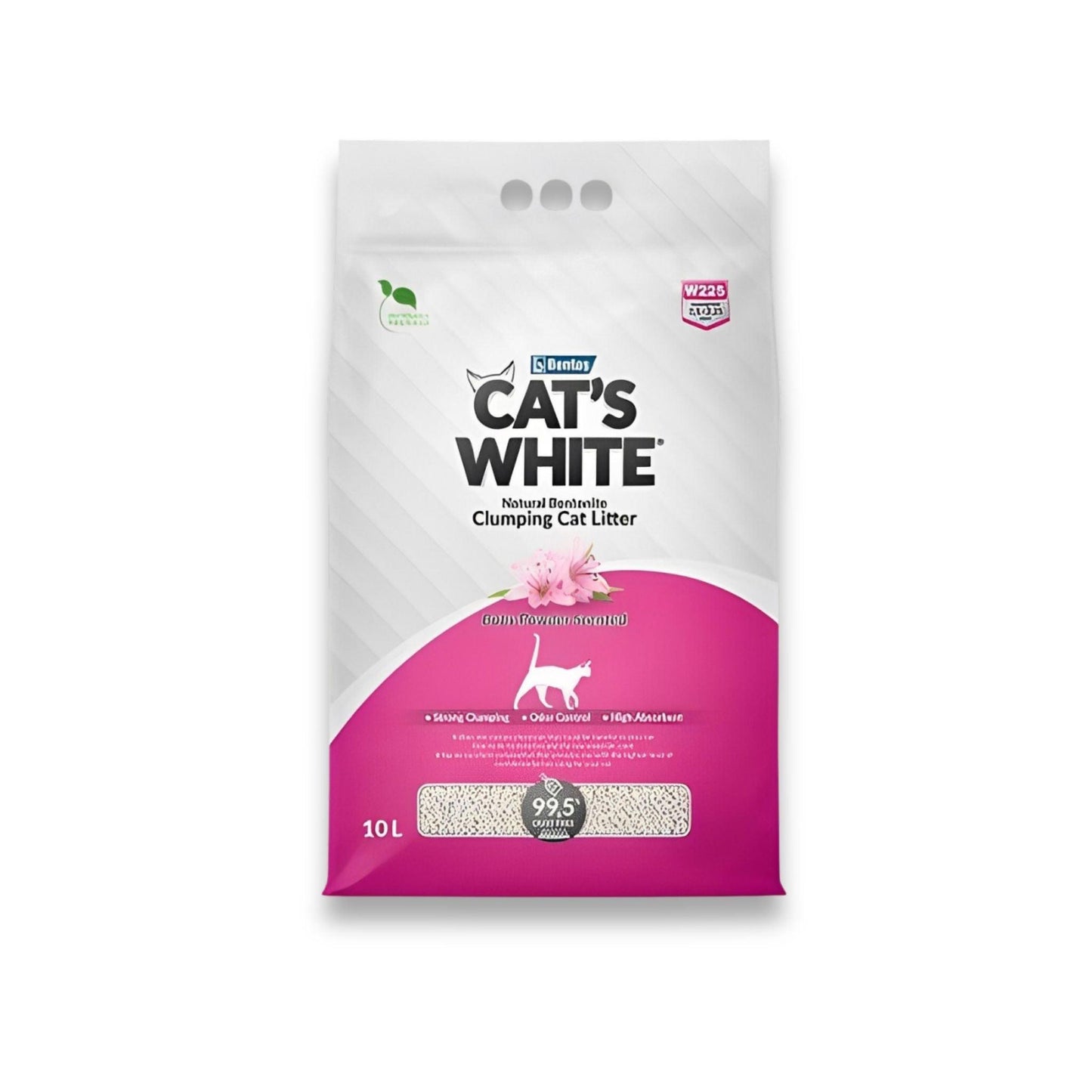 CAT'S WHITE קטס וויט חול לחתולים בייבי פאודר 10 ליטר