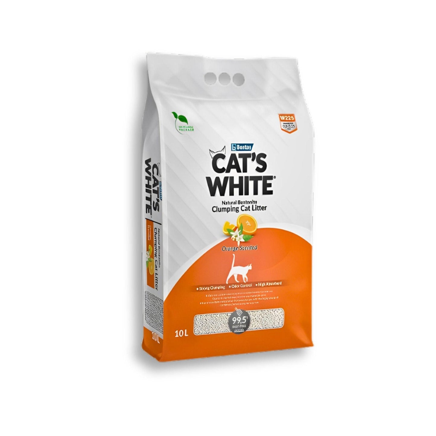 CAT'S WHITE 10L חול לחתולים קטס וויט תפוז