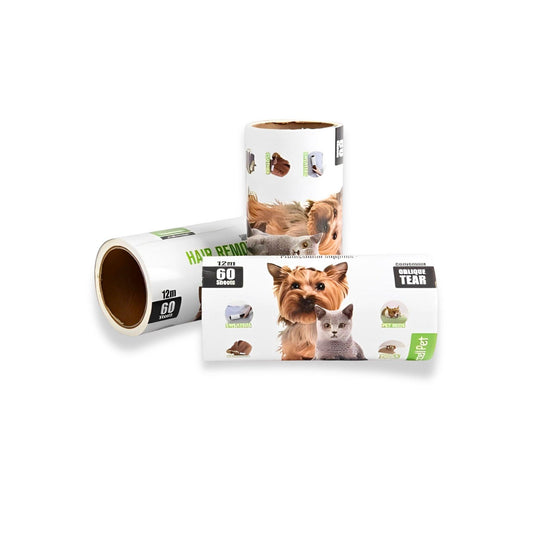 מילוי לרולר דבק להסרת פרווה 3 יחידות 36 מטר