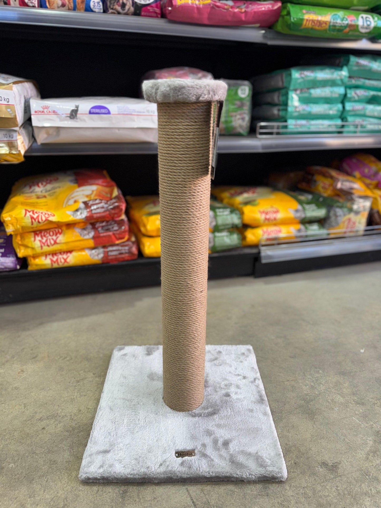 Hoofie - עמוד גירוד עם צעצוע תלוי