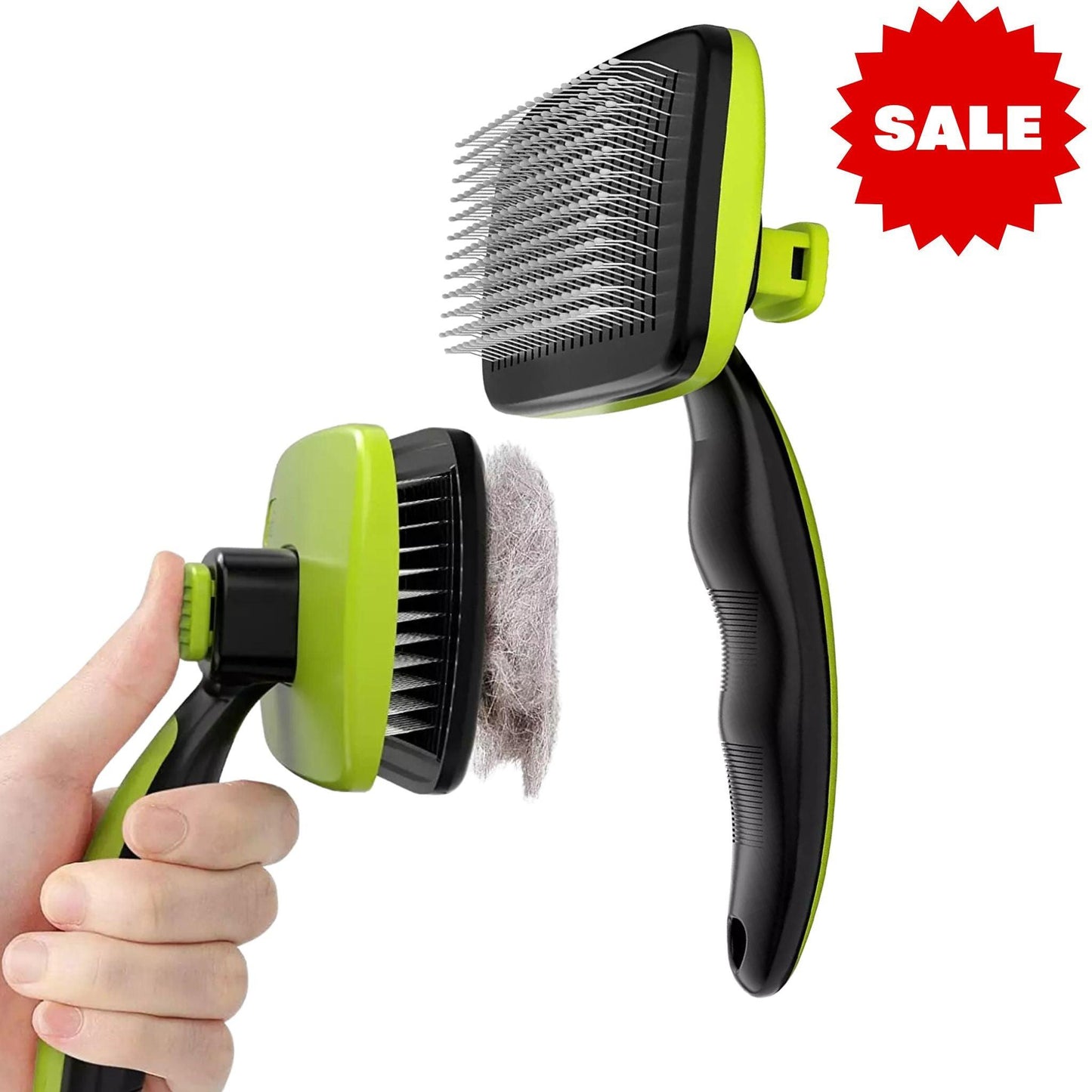 מסרק עם לחיצה להסרת שיער