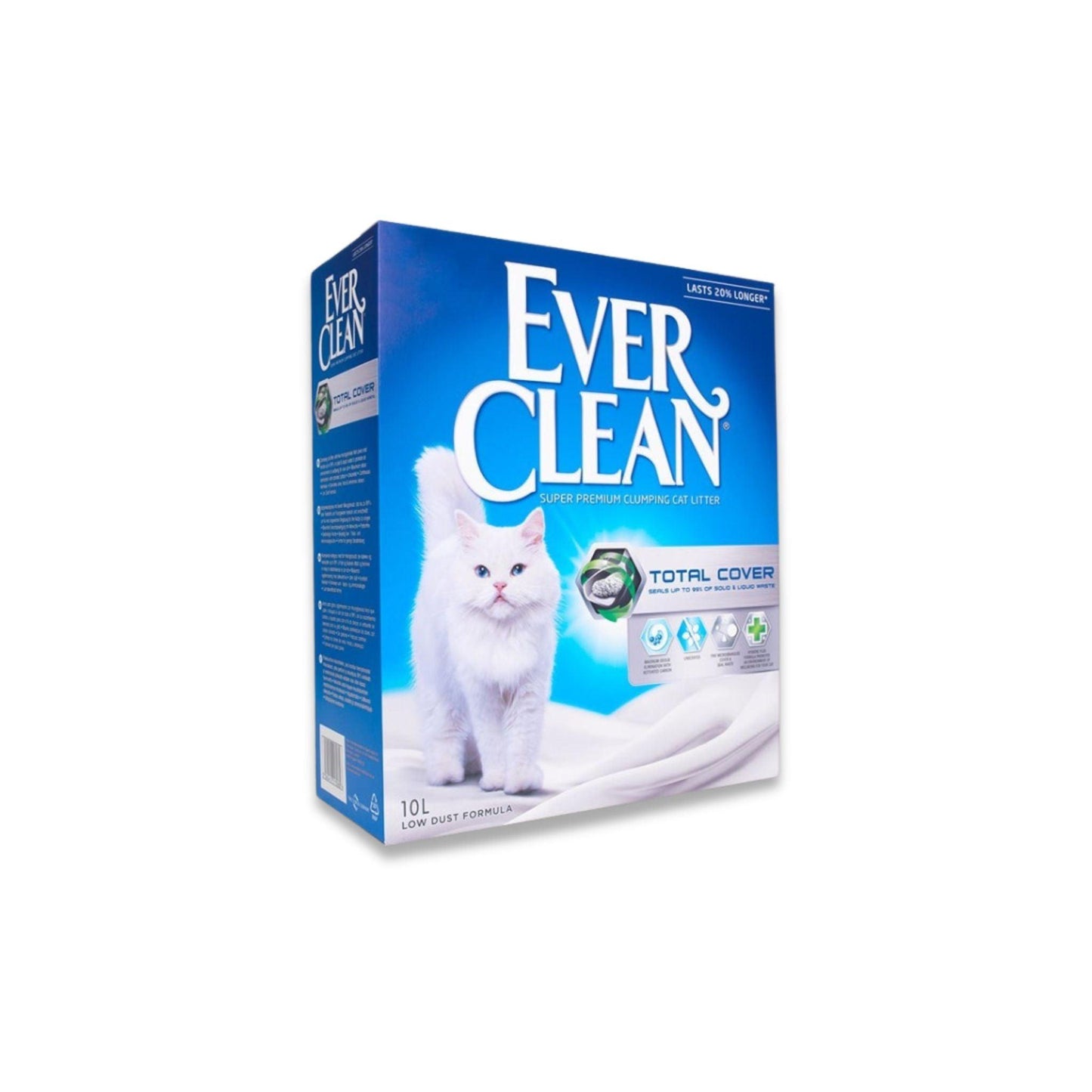 EVER CLEAN - אברקלין חול לחתולים טוטאל קאבר אפור 10 ליטר
