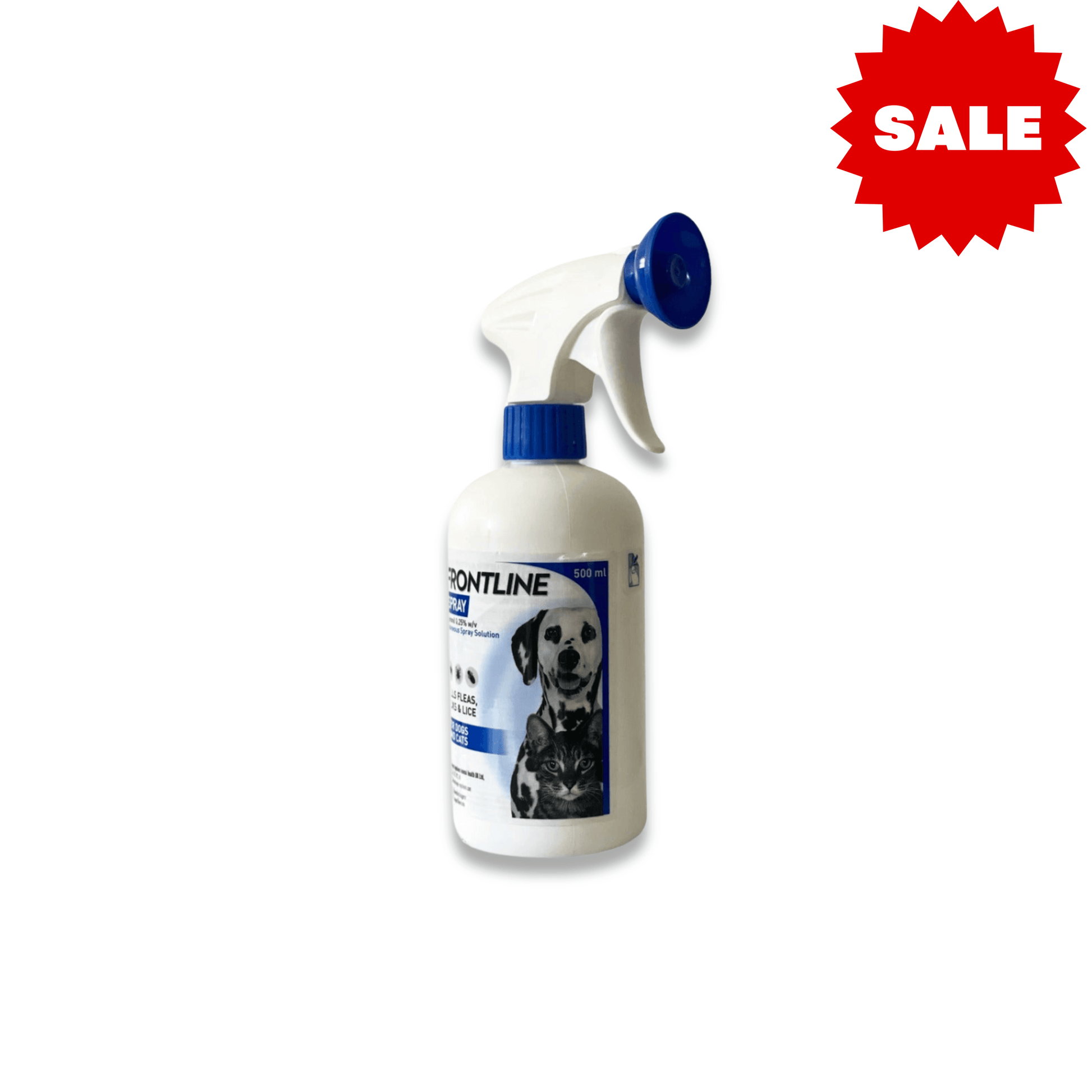 Frontline Spray - פרונטליין תרסיס נגד פרעושים וקרציות לכלבים וחתולים 500 מ"ל
