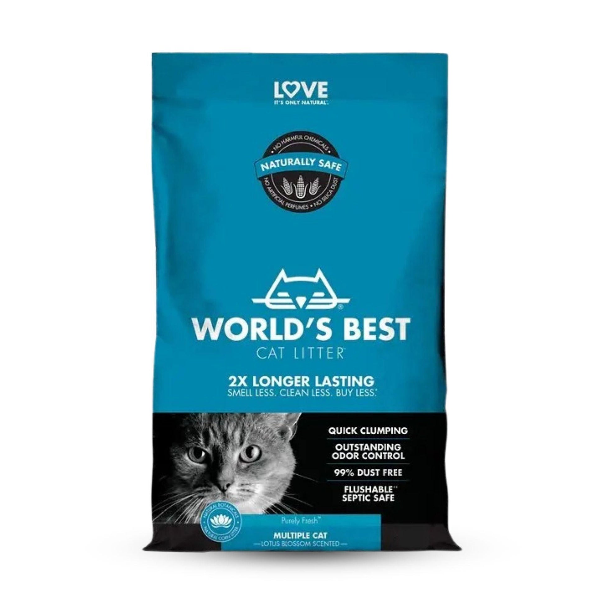 וורלד בסט חול לחתולים ריחני לוטוס