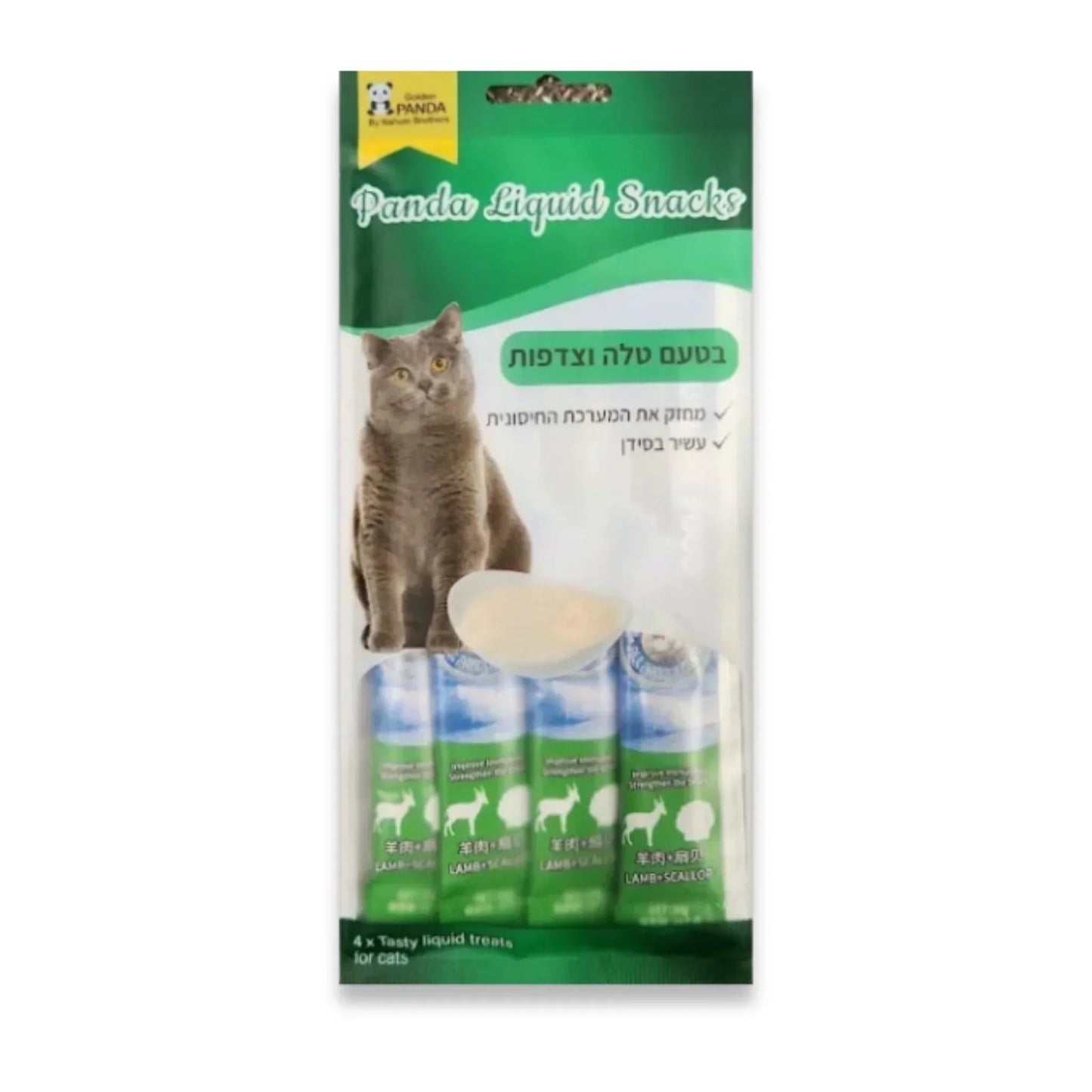 Golden Panda Lamb and Oyster Flavored Cat Snack 60g Golden Panda