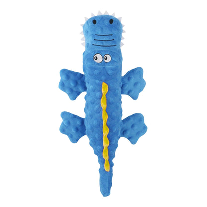 Hoofie צעצוע בובה לכלבים תנין כחול