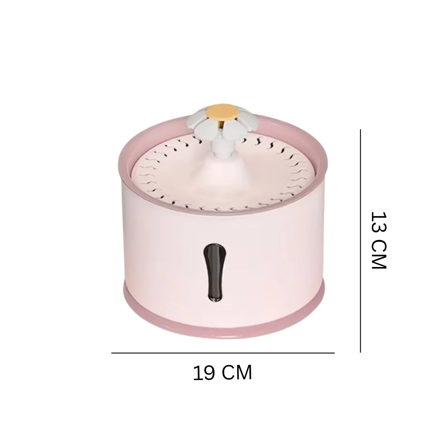 Hoofie מזרקת מים לחתולים צבע ירוק עם פרח