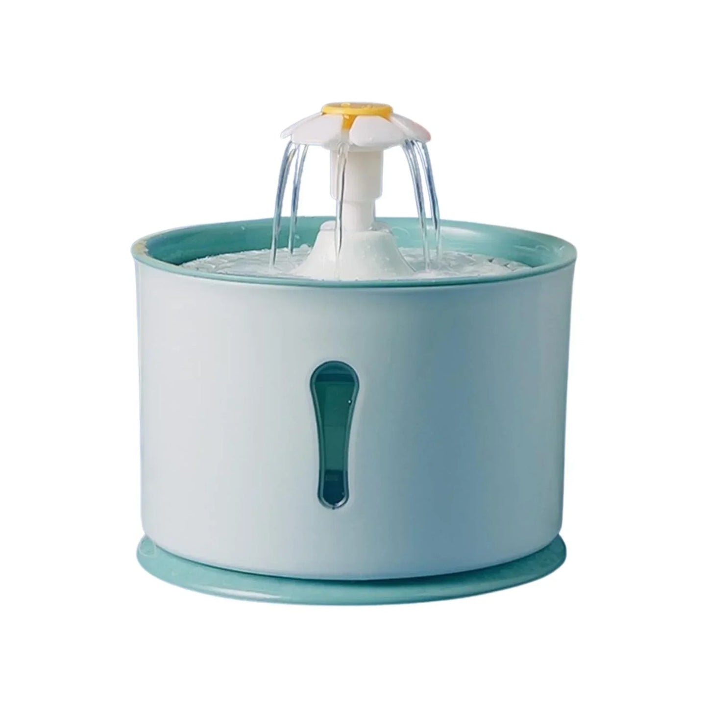 Hoofie מזרקת מים לחתולים צבע ירוק עם פרח