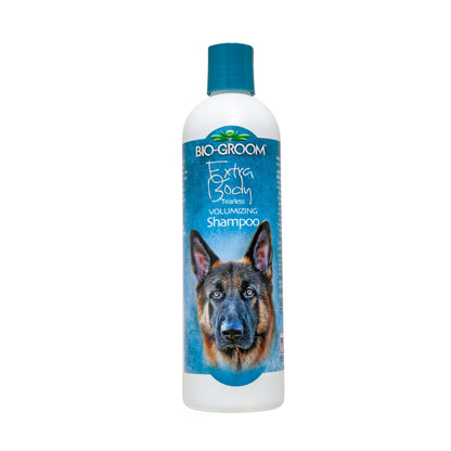 Bio-Groom ביוגרום שמפו אקסטרה בודי אל-דמע לכלבים עם פרווה כפולה 355 מ״ל