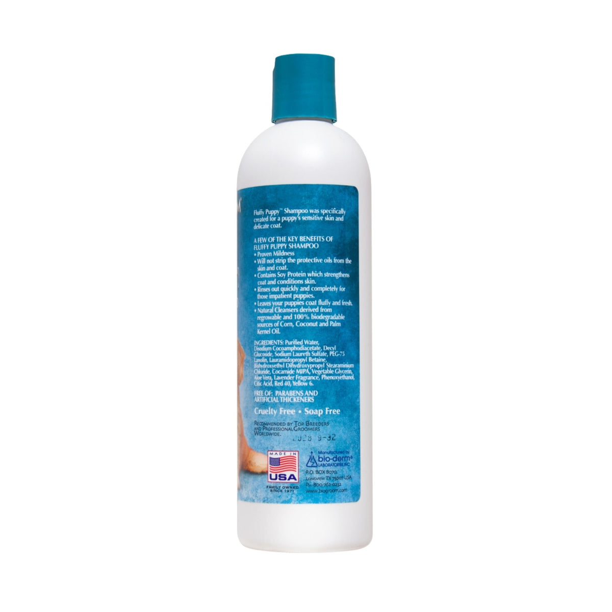Bio-Groom ביוגרום שמפו פלאפי פאפי אל-דמע לגורי כלבים 355 מ״ל