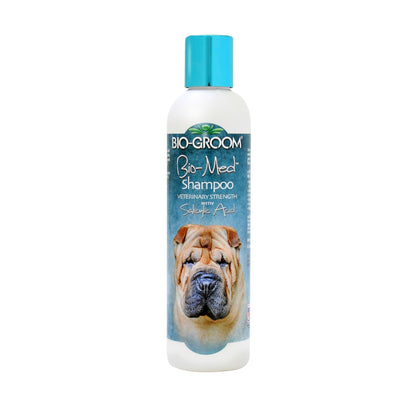 Bio-Groom ביוגרום שמפו ביו-מד וטרינרי לכלבים עם חומצה סליצילית לעור מגורה וקשקשים 237 מ״ל