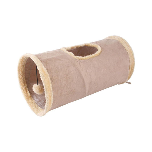 מנהרה משחק לחתול צבע חום