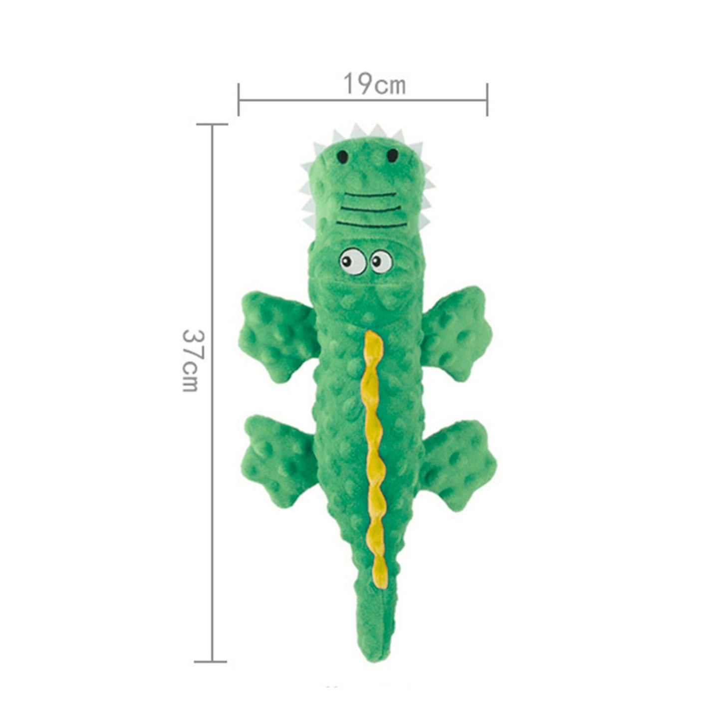 Hoofie צעצוע בובה לכלבים תנין ירוק