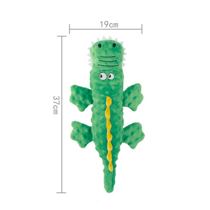 Hoofie צעצוע בובה לכלבים תנין ירוק