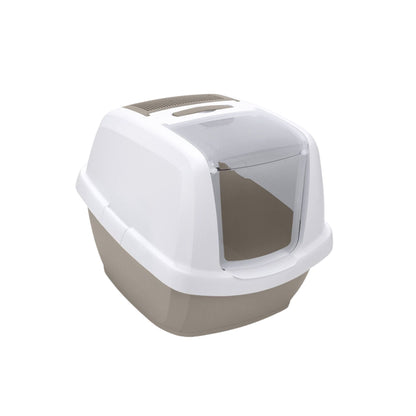 IMAC שירותים סגורים לחתולים צבע חום אימאק מאדי ג'וניור