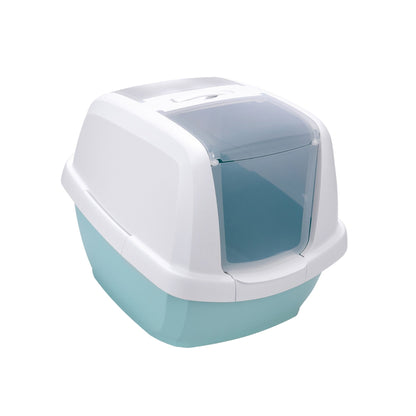 IMAC שירותים סגורים לחתולים גדול צבע כחול אימאק מאדי