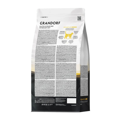GRANDORF VET Urinary S/O Moderate Calorie גרנדורף יורינרי אוכל רפואי דל שומן לחתול לתמיכה בדרכי השתן בטעם הודו 2 ק״ג
