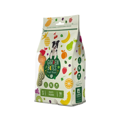 Garden Bites גרדן בייטס חטיף דנטלי לכלבים קטנים ובינוניים פירות 18 יחידות 270 גרם