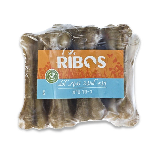 RIBOS - Ribos Natural Pressed Bone for Dogs 10 cm 8 units