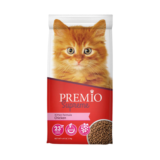 Premio פרמיו מזון יבש לגורי חתולים בטעם עוף 1.5 ק״ג