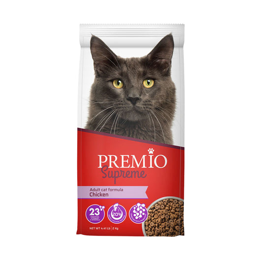 Premio פרמיו מזון יבש לחתולים בוגרים בטעם עוף 1.5 ק״ג