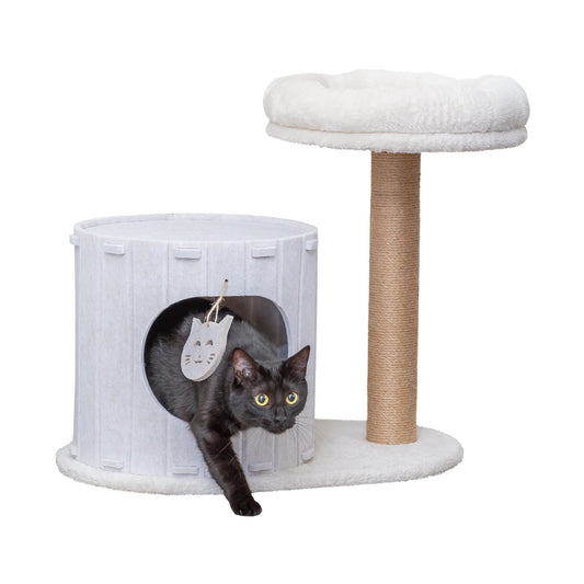 Trixie cat scratching post with hideout and bed 58 cm