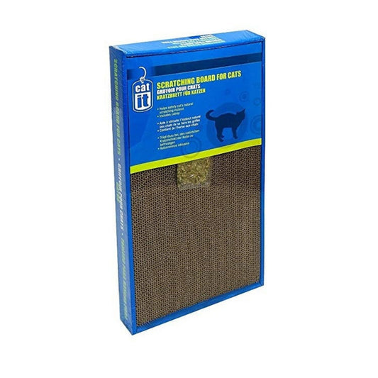 Catit Cardboard Cat Scratcher with Catnip 45 cm