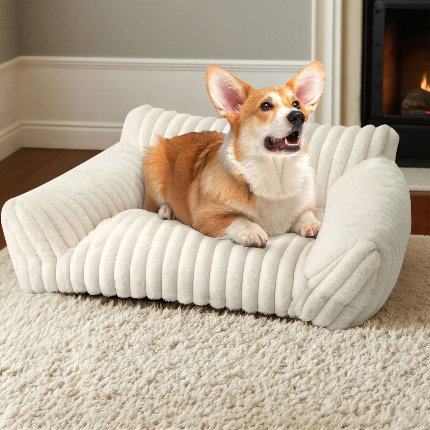 Hoofie מיטה לכלבים וחתולים בסגנון ספה
