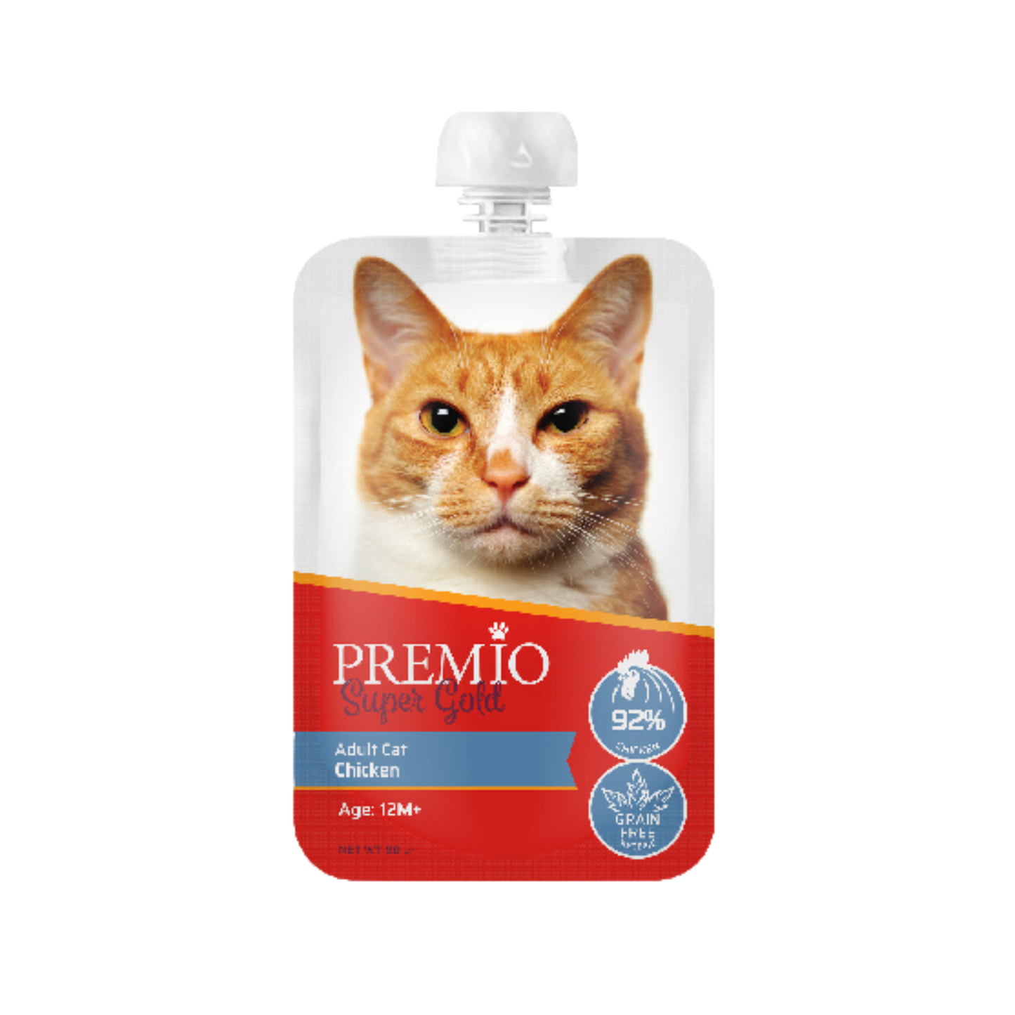 Premio פרמיו מחית עוף לחתולים בוגרים 90 גרם