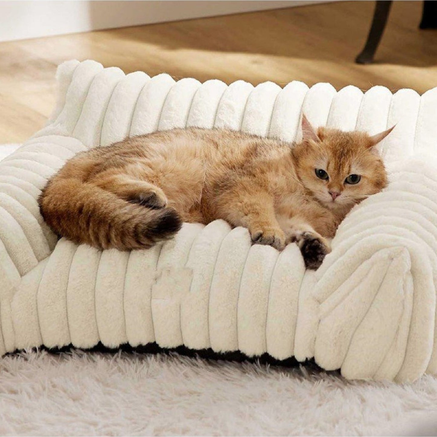 Hoofie מיטה לכלבים וחתולים בסגנון ספה