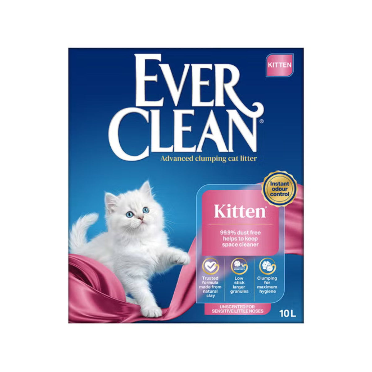 EVER CLEAN - אברקלין חול לגורי חתולים קיטן ללא ריח 10 ליטר