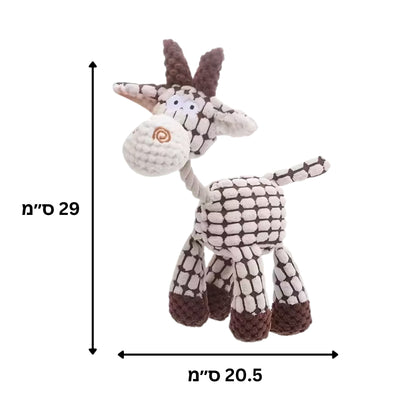 צעצוע חמור מצפצף לכלב צבע לבן