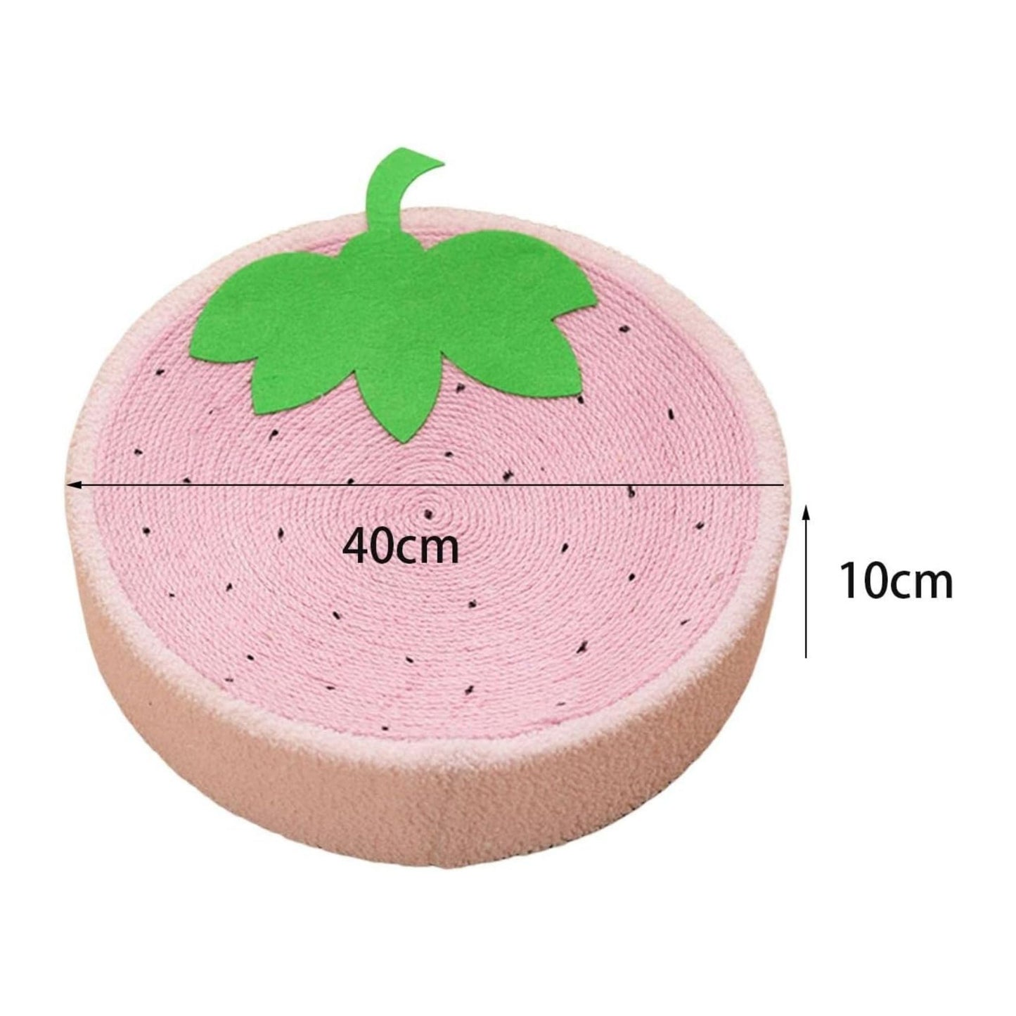 Hoofie משטח גירוד לחתולים עגול צבע ורוד