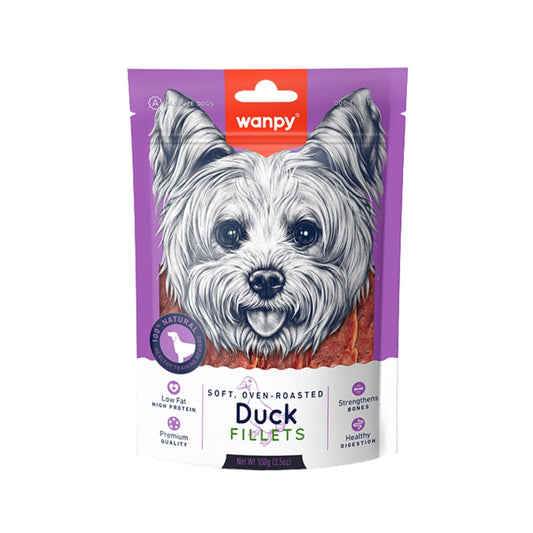 Wanpy Duck Fillet Dog Treats 100g