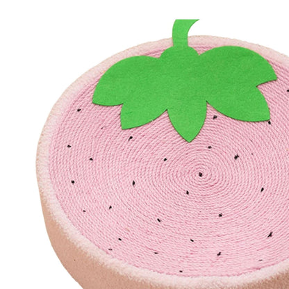 Hoofie משטח גירוד לחתולים עגול צבע ורוד