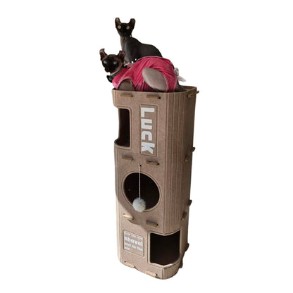 בית מיטה רב קומתי לחתולים