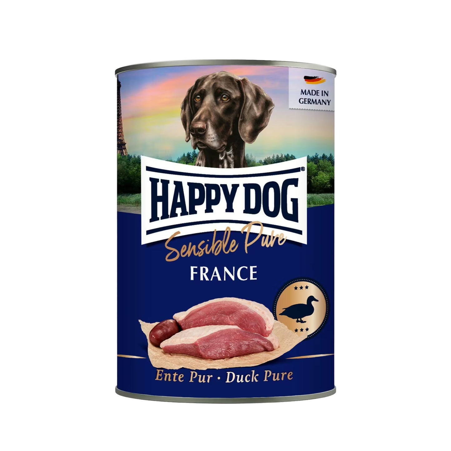 Happy Dog שימורים כלבים הפי דוג ברווז 400 גרם