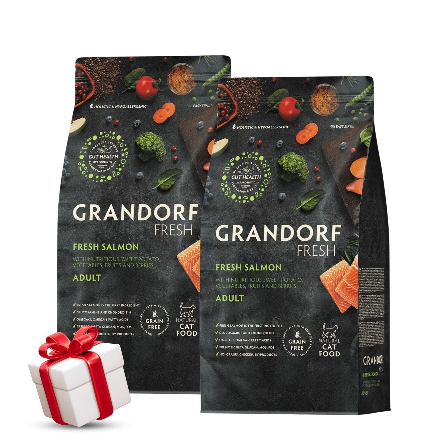 GRANDORF Fresh Salmon Grandorf Fresh Salmon for Adult Cats Hypoallergenic 2 kg