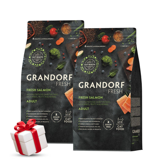 GRANDORF Fresh Salmon Grandorf Fresh Salmon for Adult Cats Hypoallergenic 2 kg