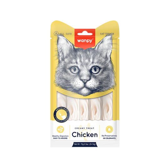 WANPY Chicken Flavor Cat Lickable Treats 70g