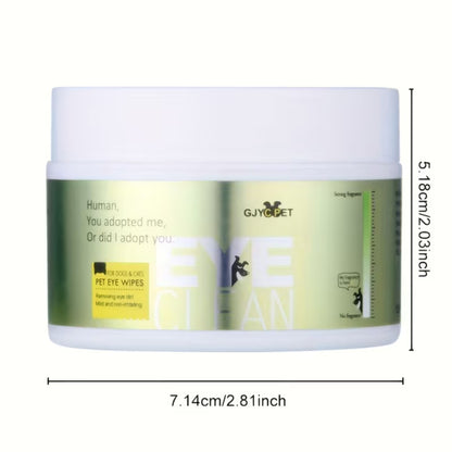 מגבוני ניקוי עיניים לכלבים וחתולים 120 יחידות