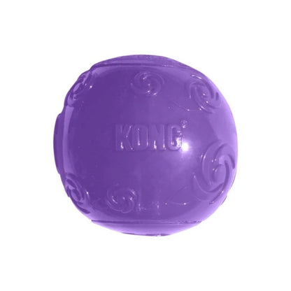 KONG L קונג צעצוע כדור מצפצף וקופצני לכלבים מידה